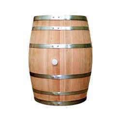 Butoi lemn masiv salcâm pentru vin 100 L + Cadou Soluție curățare butoaie-2