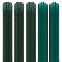 Șipcă metalică gard Lucius  0,5 mm 11,5 cm Verde supermat (RAL 6005) Verde lucios Da
