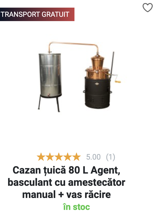 Cazan tuica 80 L