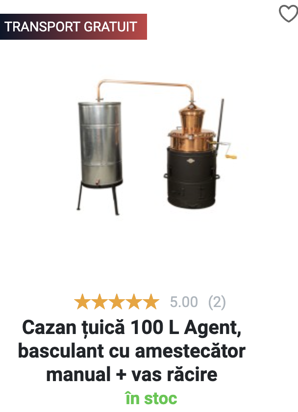 Cazan tuica de vanzare