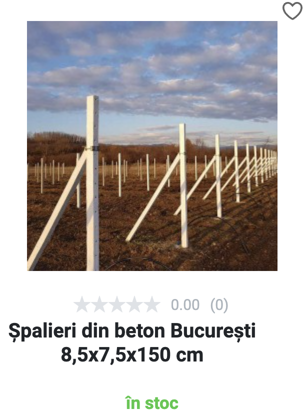 spalieri vie din beton