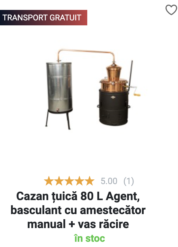 Cazan tuica 80 L