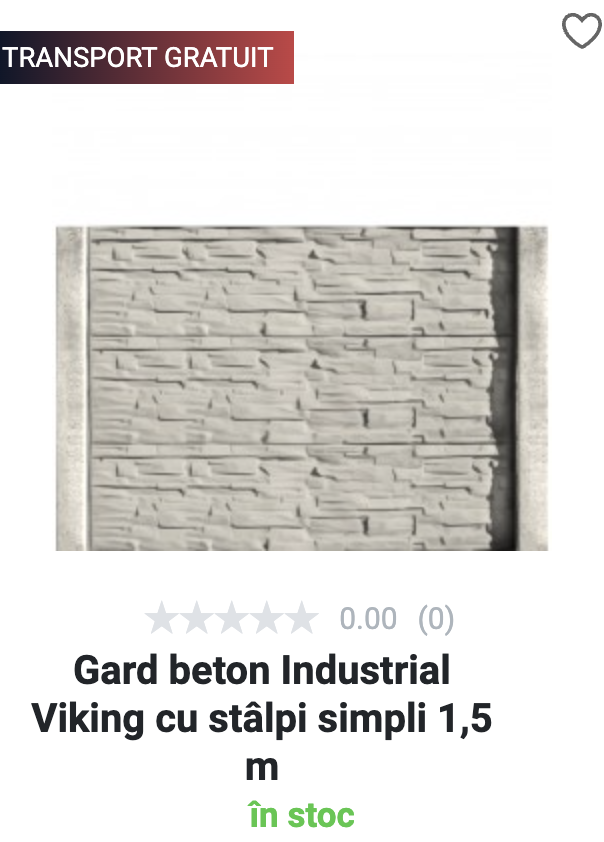 Gard beton de vanzare