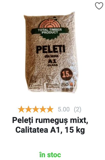 Peleți rumeguș mixt Total Timber Product