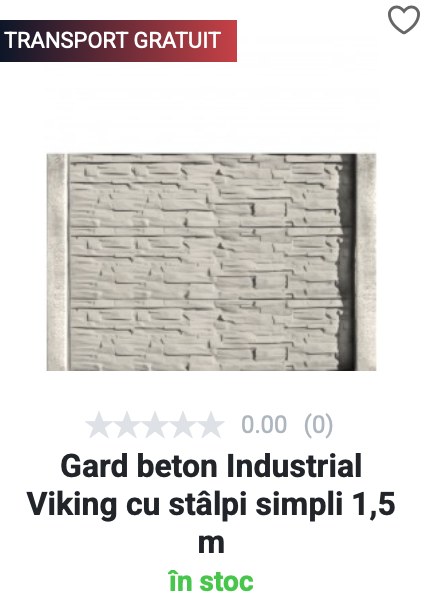 Gard beton Viking 