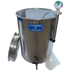 Cisternă inox Asconi 500 L, depozitare / fermentare + Cadou Accesorii-4