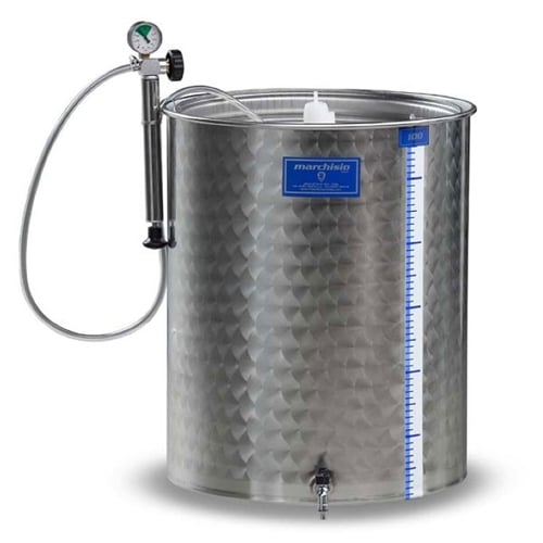 Cisternă inox Asconi 1000 L, depozitare / fermentare + Cadou Accesorii