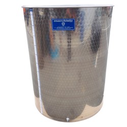 Set Cisternă inox pentru depozitare / fermentare Avincis + Capac 100 L-2