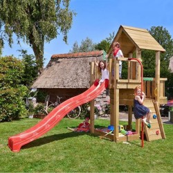 Loc de joacă Jungle Gym – Modul Cubby + Bară de pompier-1