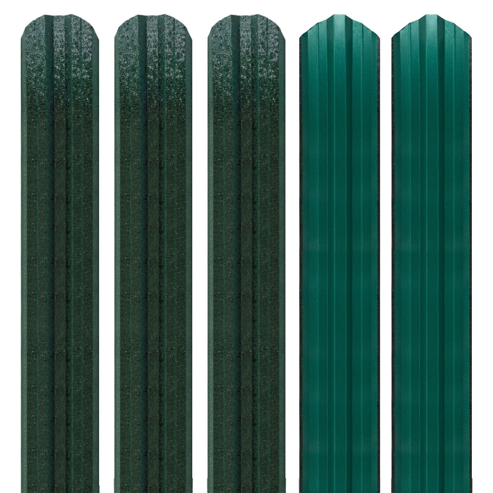 Șipcă metalică gard Lucius 0,5 mm x 11,5 cm Verde supermat (RAL 6005)